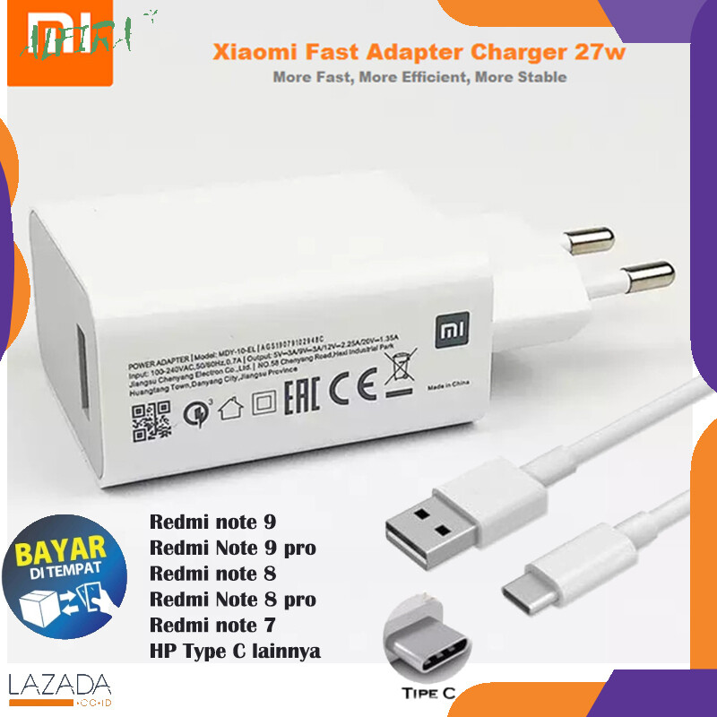 Pro Redmi Note Original Charger Original Charger Cable Redmi Note
