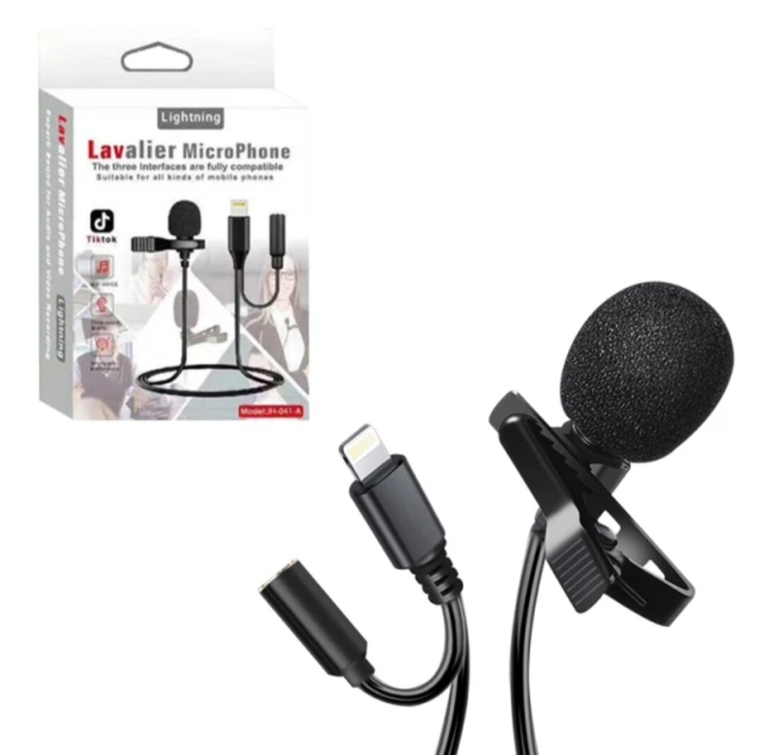 Lavalier Microphone with AUX Female (JH041A) OTC.LK