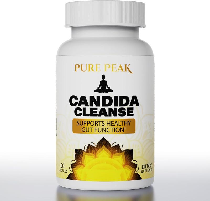 <tsd335>Pure Peak Candida Cleanse - 60 Vegan Capsules for Gut Health - Probiotic & Antifungal Formula - Supports Detoxification & Digestive Wellness Harga  144 Ringgit*Penghantaran Percuma