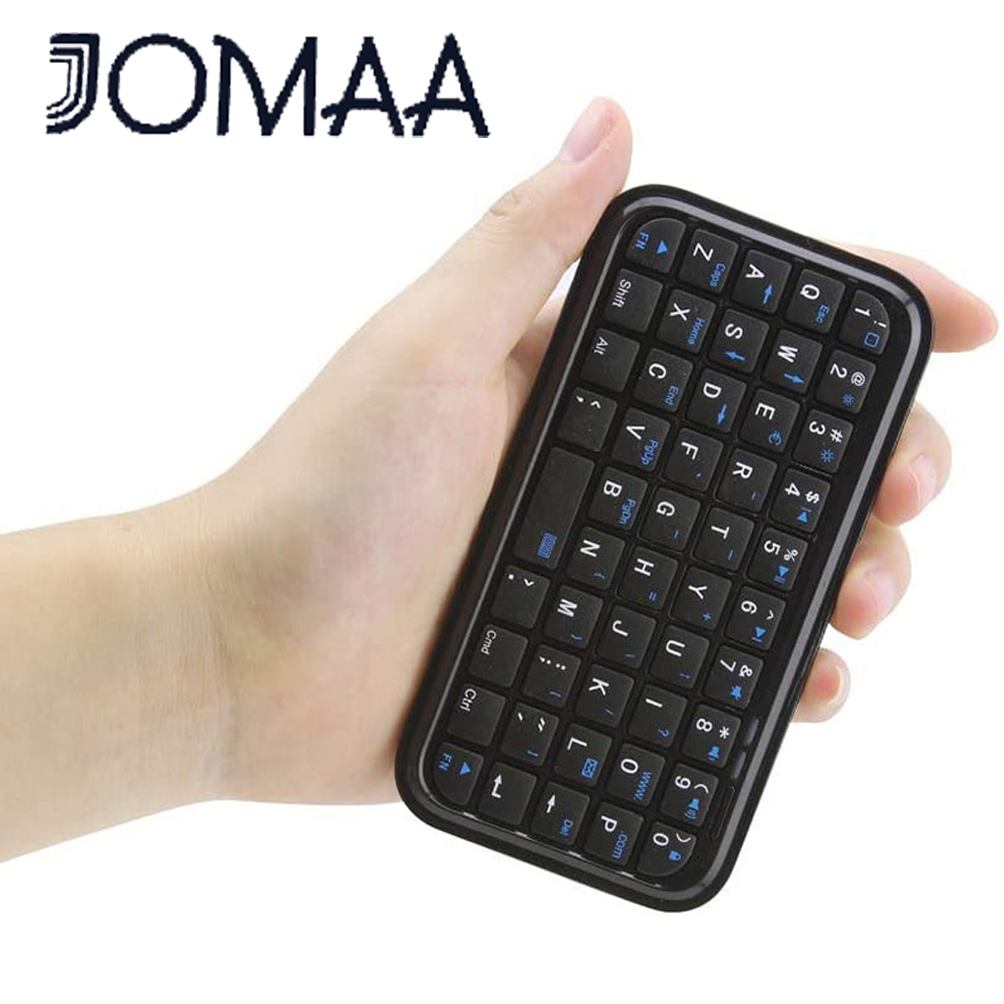 JOMAA Slim Wireless Bluetooth Keyboard for Imac Ipad Bluetooth Mini Keyboard Rechargeable Keypad for Tablets Smartphones