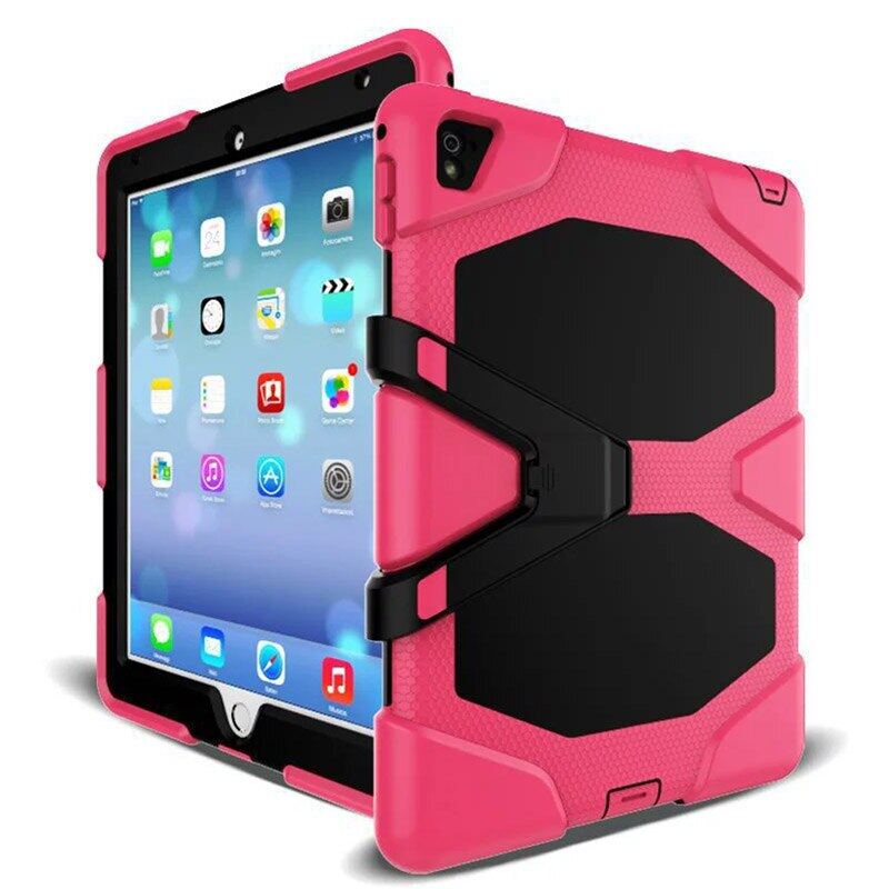 Tablet Case For iPad Mini 1 2 3 Waterproof Shock Dirt Snow Sand Proof Extreme Army Military Heavy Duty Kickstand Cover Case (4)