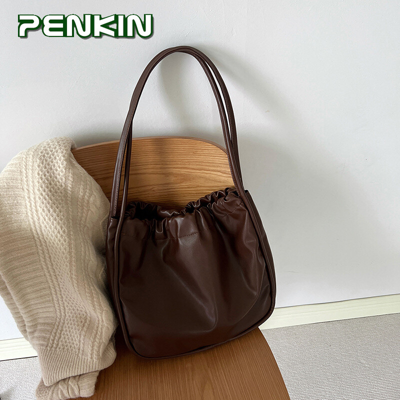 Penkin túi đeo vai da pu cho nữ túi đeo chéo thời trang hàn quốc túi tote thường ngày