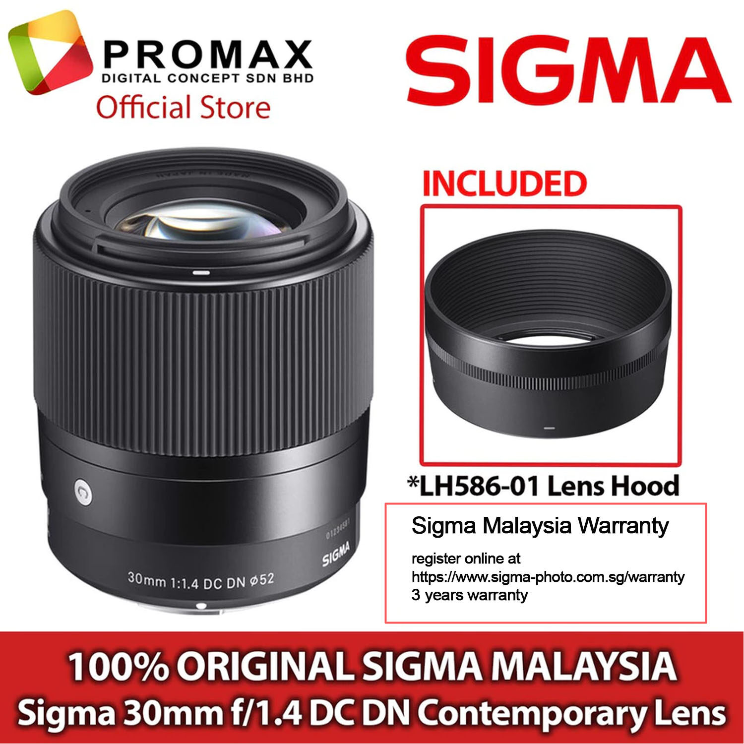 Buy Sigma 30mm Online at a Better Price Lazada Malaysia