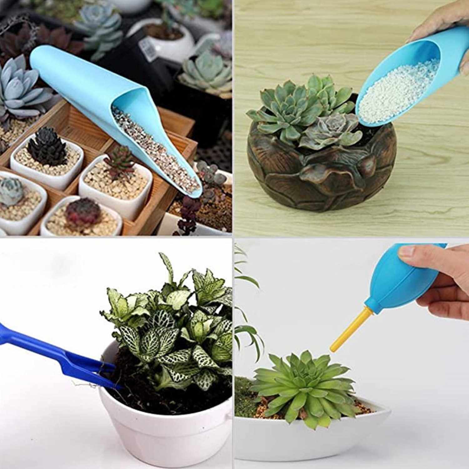 15PCS Garden Planting Tool Set Bonsai Succulent Transplanting Miniature ...