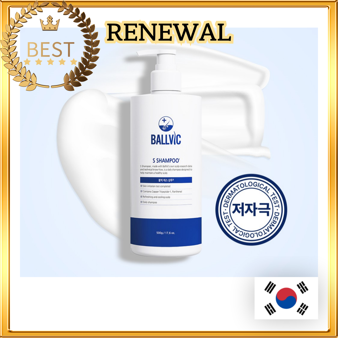 [Ballvic] S dầu gội đầu chống rụng tóc cho nam giới 230ml, 500ml │korean brand│hair fall│hair growth│da đầu care│conditioner│hair tonic│hair điều trị