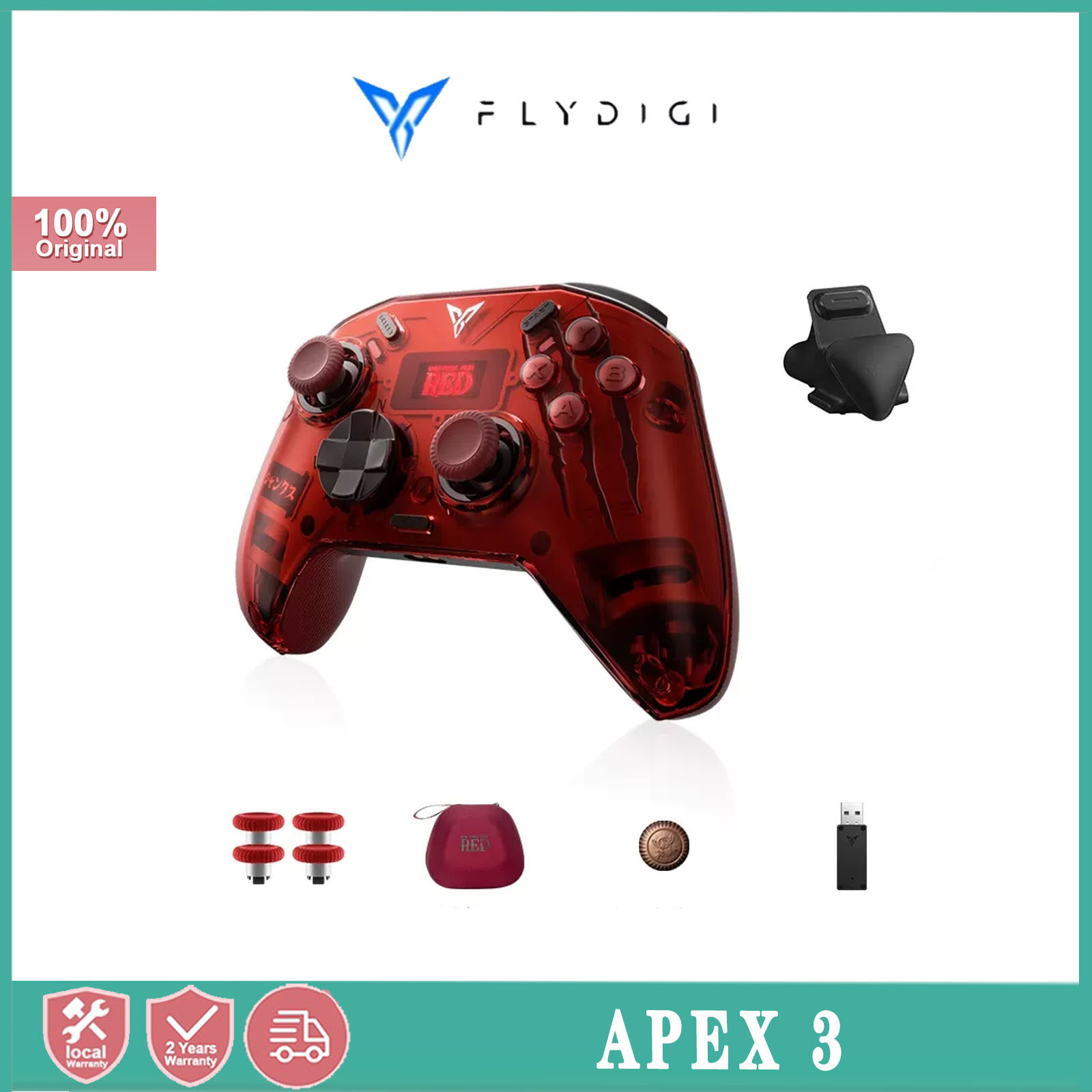 Flydigi APEX 3 ONE PIECE Version Power Feedback Elite Handle - Sea King Co branded ราคา 4,973 บาท*ส่งฟรี
