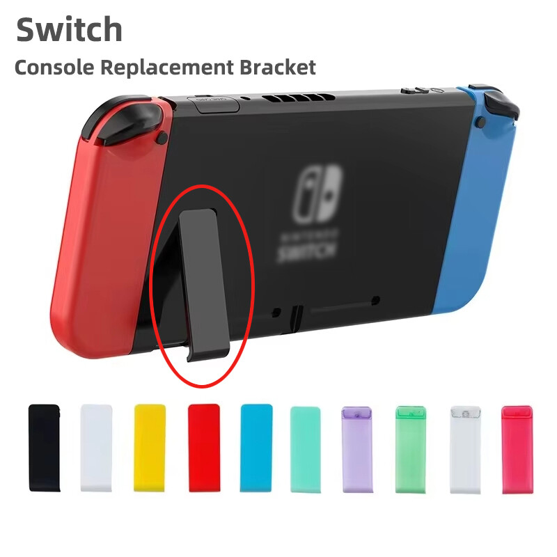 Cho đầu điện tử Nintendo Switch trở lại Bracket NS Cover quay lại hỗ trợ Tripod bền chất liệu nhựa ABS nhiều màu chủ khung thay thế Chân đế đứng chủ phụ kiện công tắc
