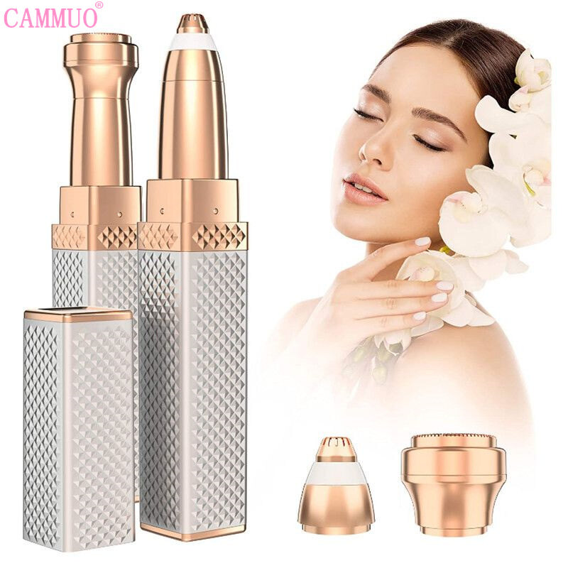 Cammuo tông đơ cắt lông mày chạy điện usb máy cạo lông mày không đau máy cạo râu mini máy cạo lông mặt và mũi