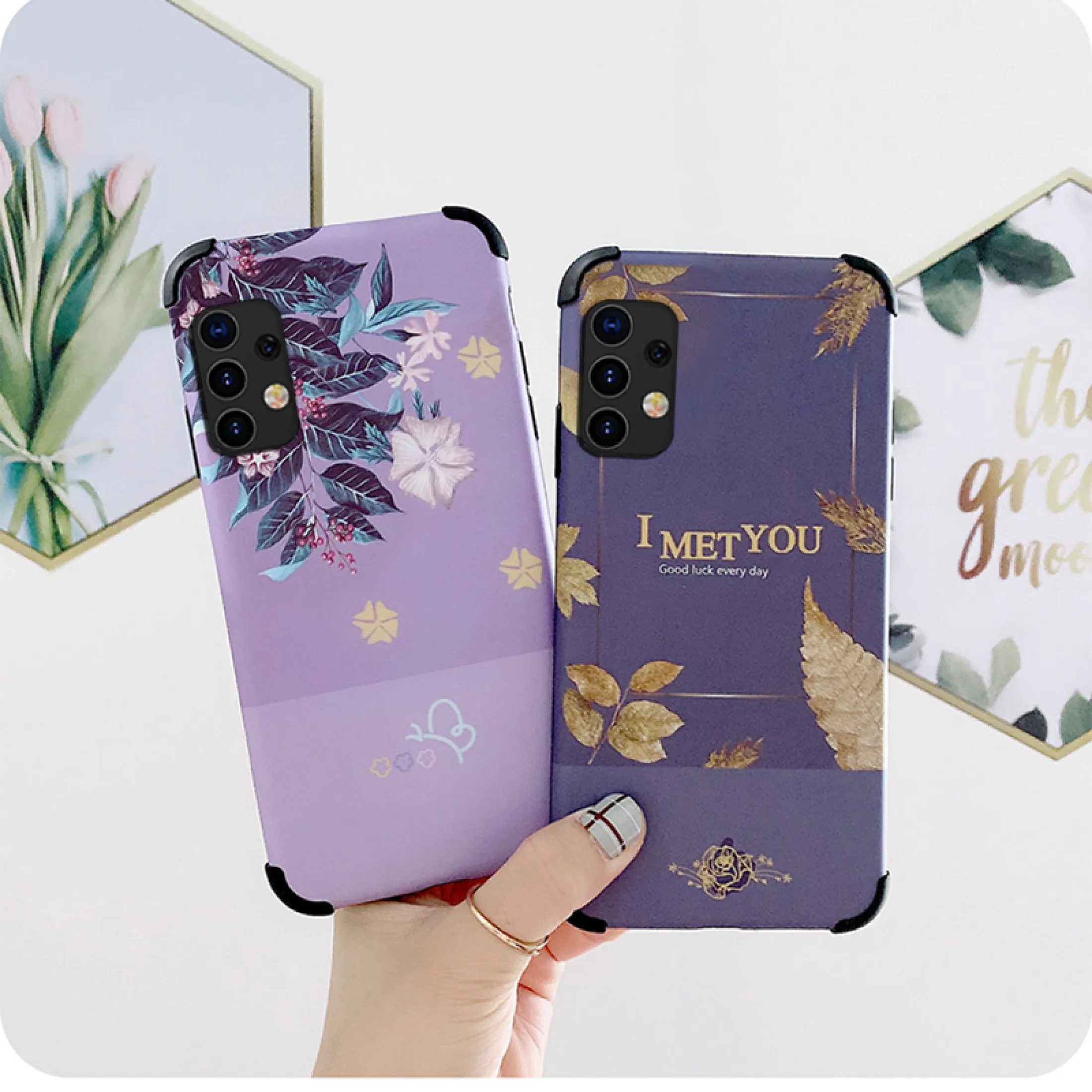 Casing Silikon Samsung Galaxy A52 5g Sarung Hp Baru Warna Ungu Bunga Romantis Anti Syok Silikon Matte Samsung Galaxy A52 Lazada Indonesia