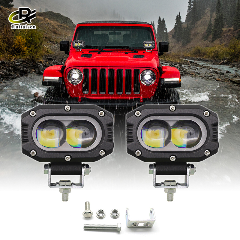 Đèn chiếu điểm 6d 20w đèn led làm việc đèn pha xe máy đèn pha ô tô thông dụng cho xe máy xe tải atv suv phụ kiện