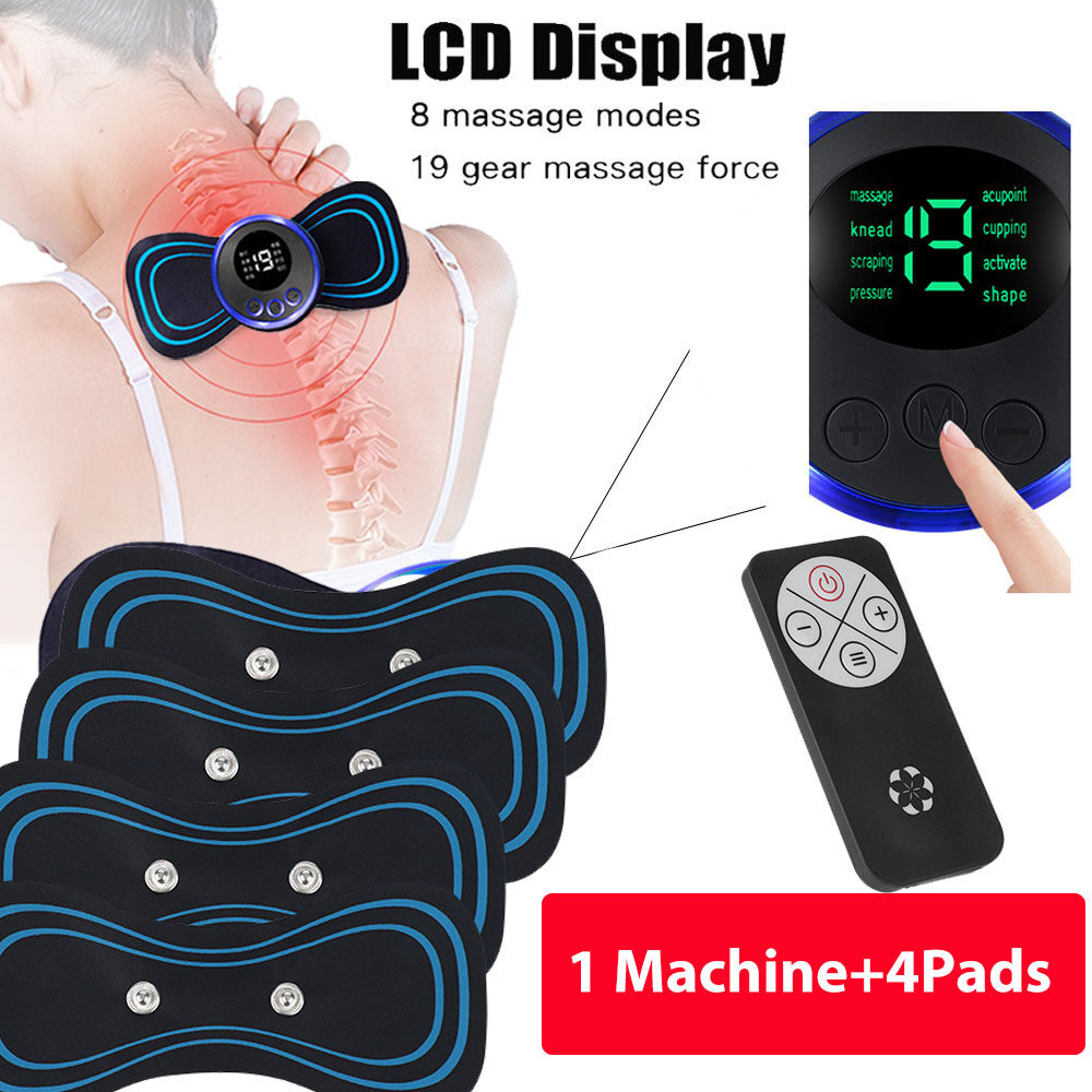 Ultrasonic Portable Lymphatic Soothing Body Shaping Neck Instrument, Ems  Neck Acupoints Lymphvity Massager Device