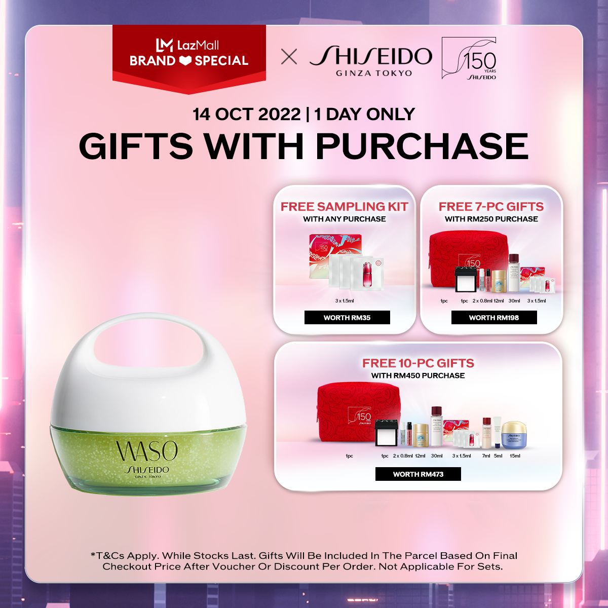Gambar Shiseido WASO Beauty Sleeping Mask 80ml