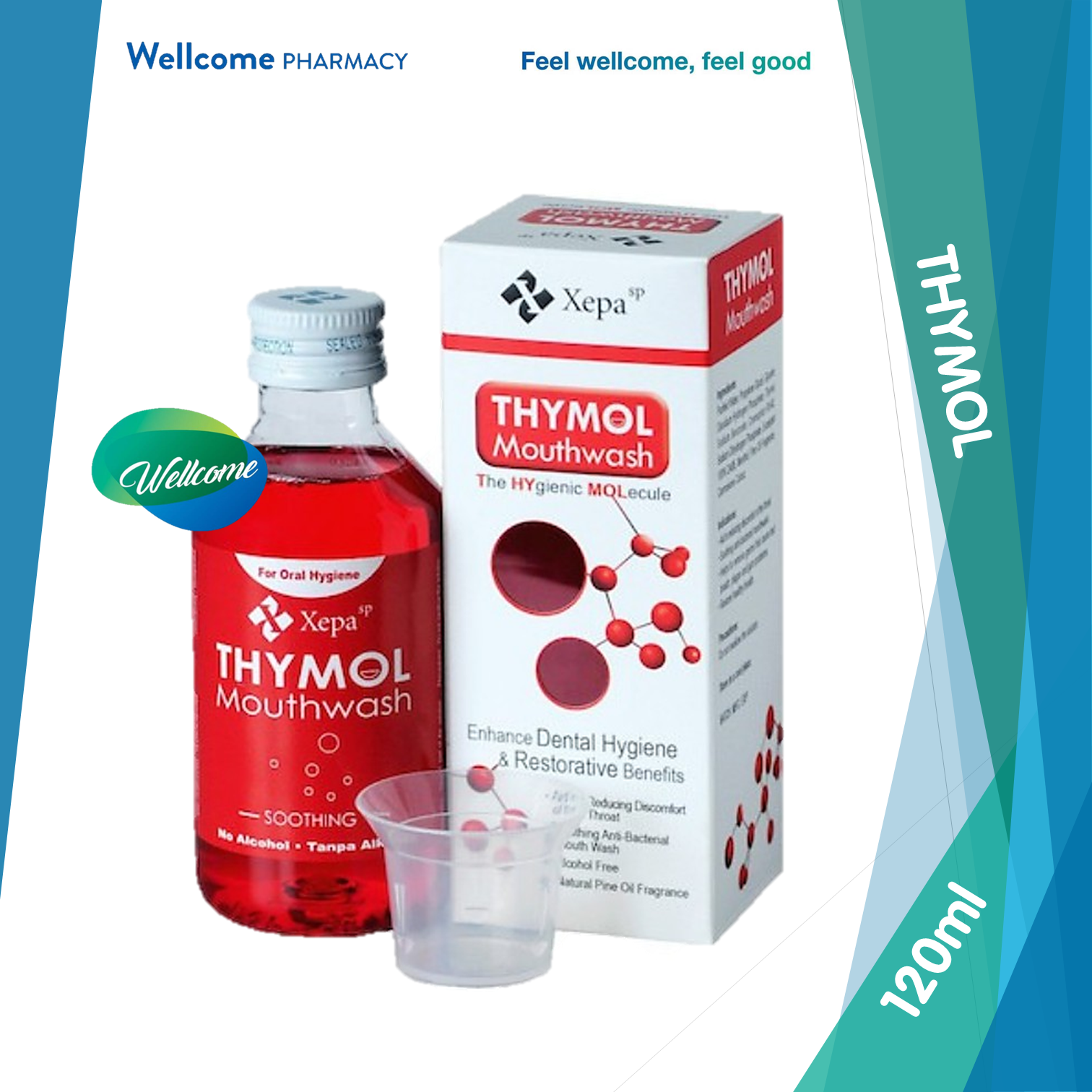 Xepa Thymol Mouthwash 120ml Fast Delivery Ready Stock Lazada
