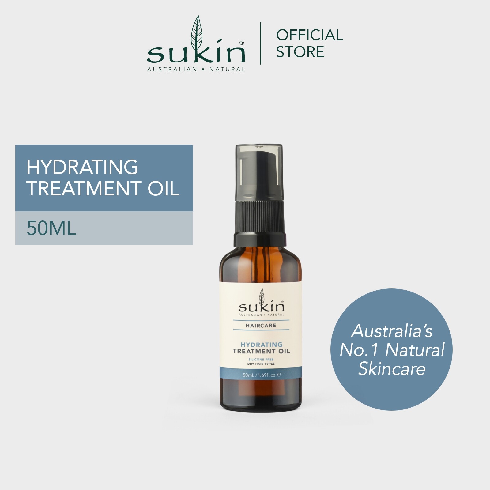 Gambar SUKIN HYDRATING TREATMENT OIL | HAIR 50ML