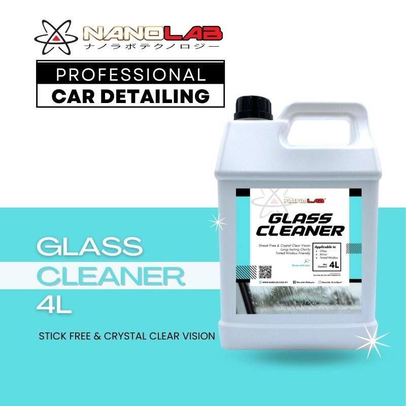 Glass Cleaner Premium Grade for Professional Car Detailer 4L