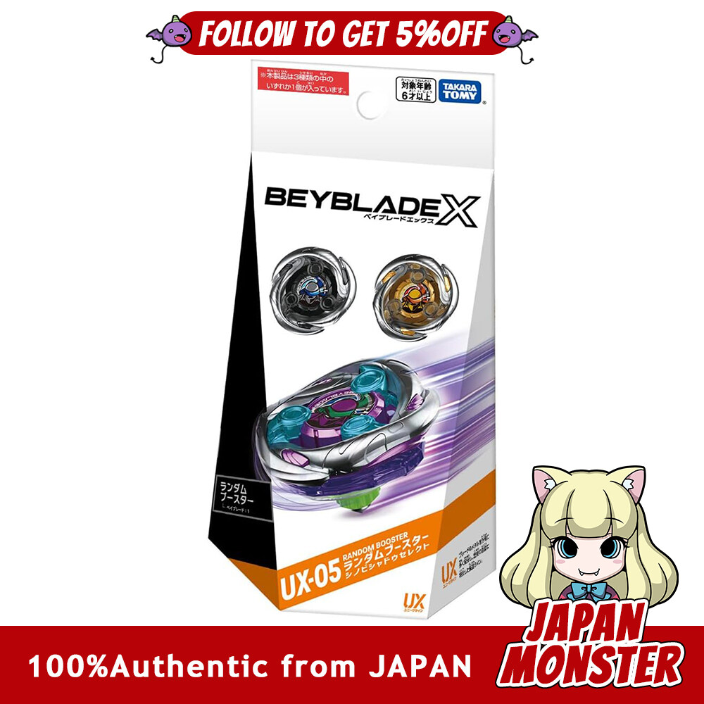 Random Booster Takara Tomy Beyblade X UX 05 Random Booster Shinobi Shadow Select Japan