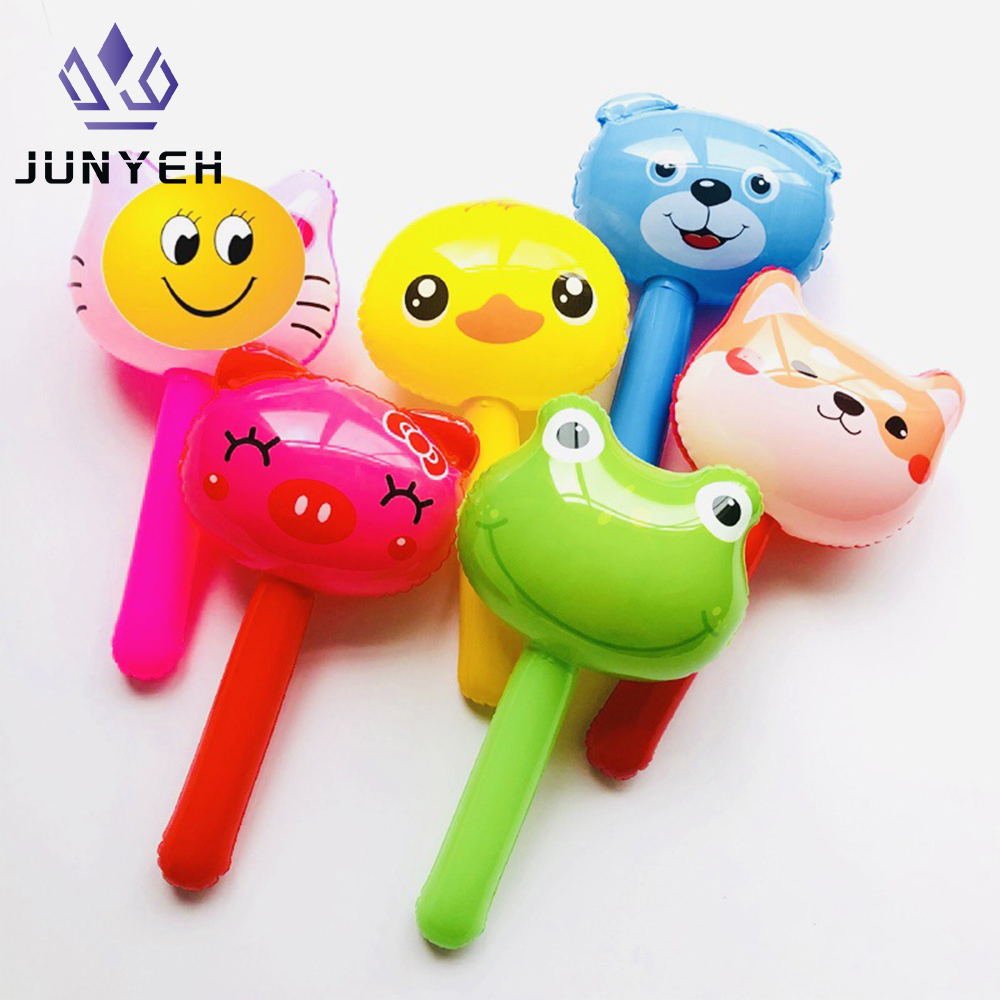 Junyeh Inflatable Hammer With Bell Air Hammer Party Favors Cartoon Animal Baby Kids Toys Pool Beach Inflatable Toy ราคา 59 บาท*ส่งฟรี