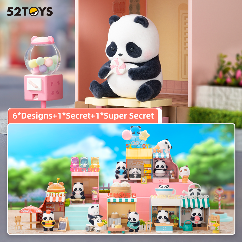 52TOYS PANDA ROLL Shopping Street Series Blind Box Figure Toy