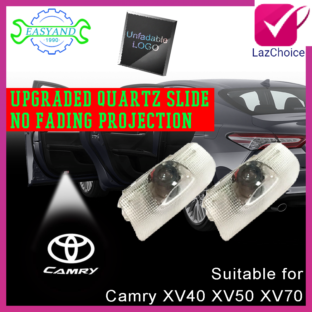 COD | 2pcs Unfadable LED Door Welcome Light for Toyota Camry 2006-2026 Interior Courtesy Lamp No-fading Logo Laser Projector Original Replacement ราคา 325 บาท*ส่งฟรี