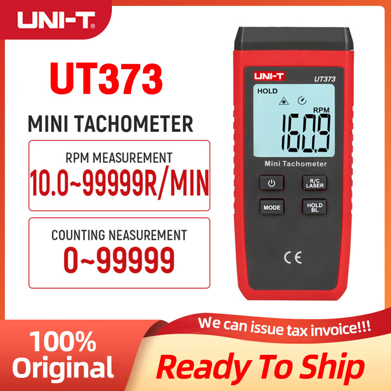 Uni-t ut373 máy đo tốc độ laser kỹ thuật số mini máy đo tốc độ không tiếp xúc phạm vi đo 10-99999 vòng/phút máy đo tốc độ máy đo tốc độ km/h đèn nền