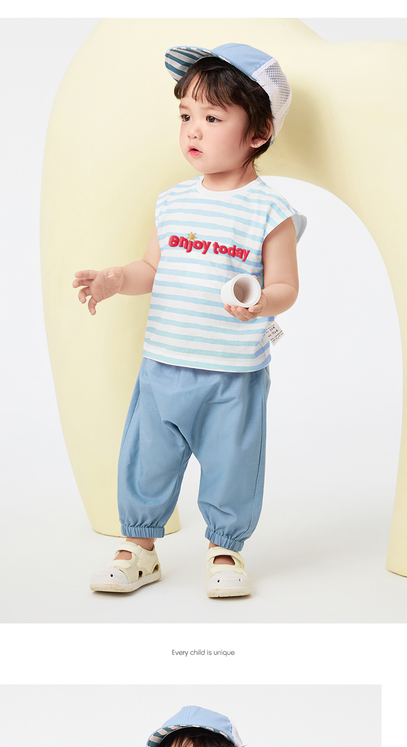 balabala Baby T-Shirt Boy And Girl Short Sleeves 2025 New Spring And Summer Sweet Trendy · v4