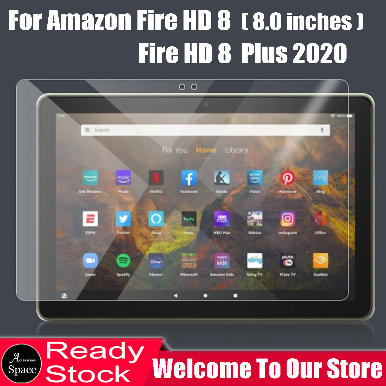 1 ~ 3 miếng phim bảo vệ màn hình cho amazon fire hd 8 /hd 8 plus 2020 phim chống trầy kính cường lực hd cho hd8 thế hệ thứ 10 2020
