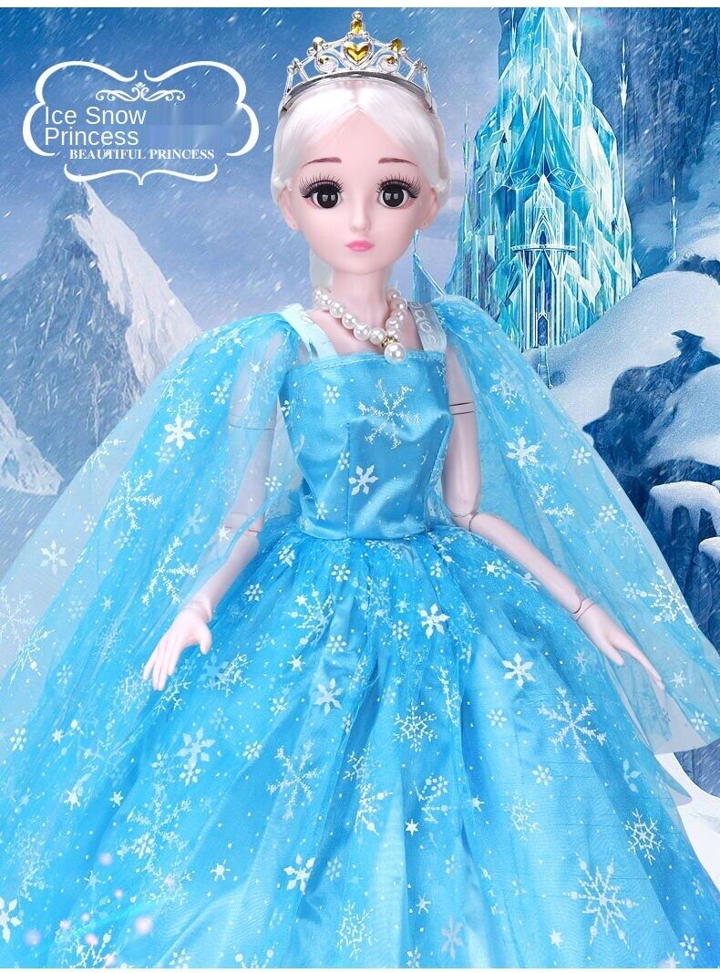 60cm yangyitian Barbie doll queen Princess set single children and girls dressing toys birthday gift