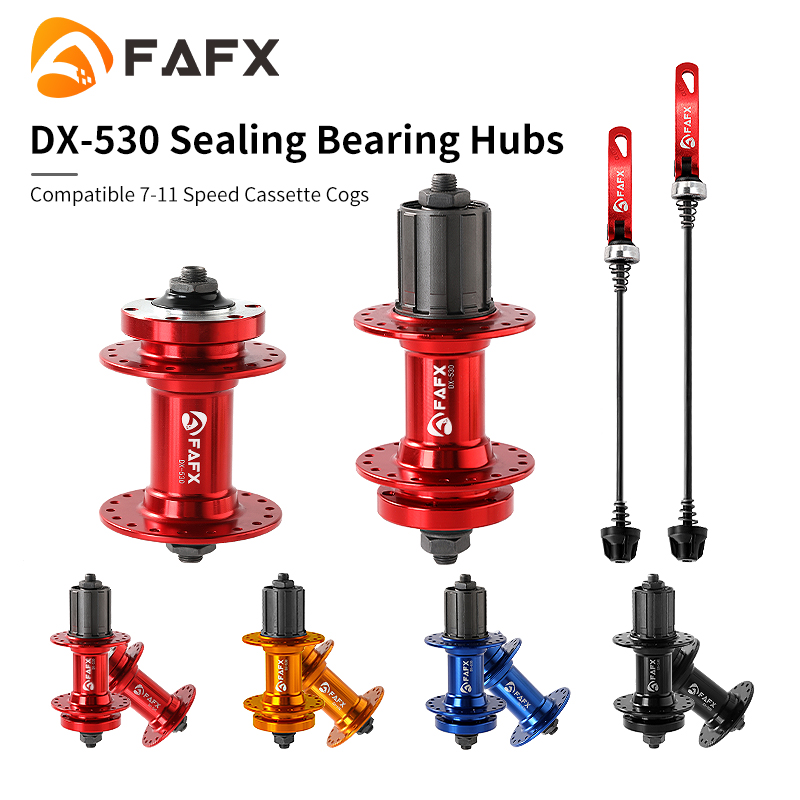Fafx vòng bi kín đùm xe đạp 32/36 đĩa đục lỗ đùm 10/11 tốc độ phanh 7/8/9/phía trước phía sau đùm xe đạp mtb