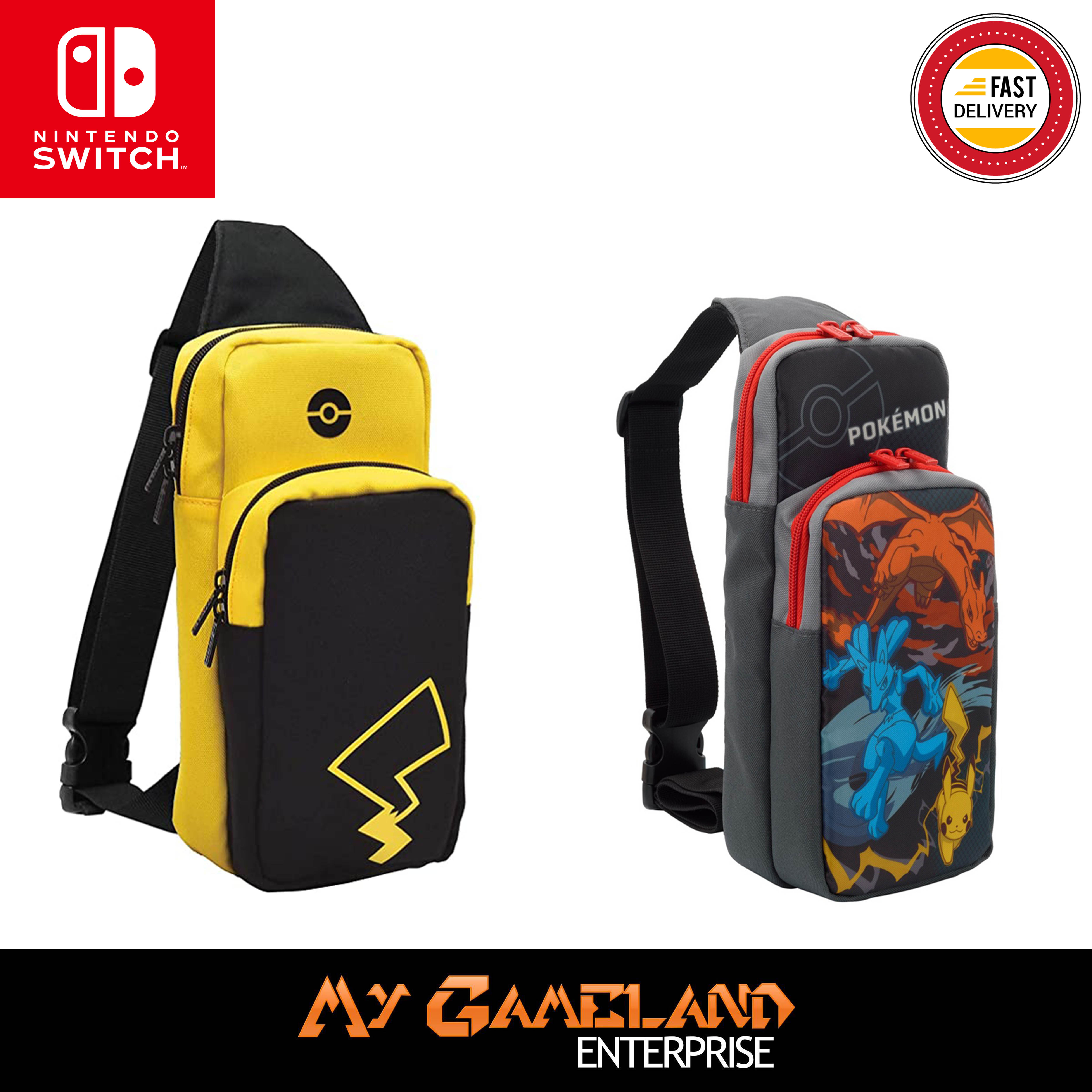 hori charizard lucario and pikachu adventure pack for nintendo switch