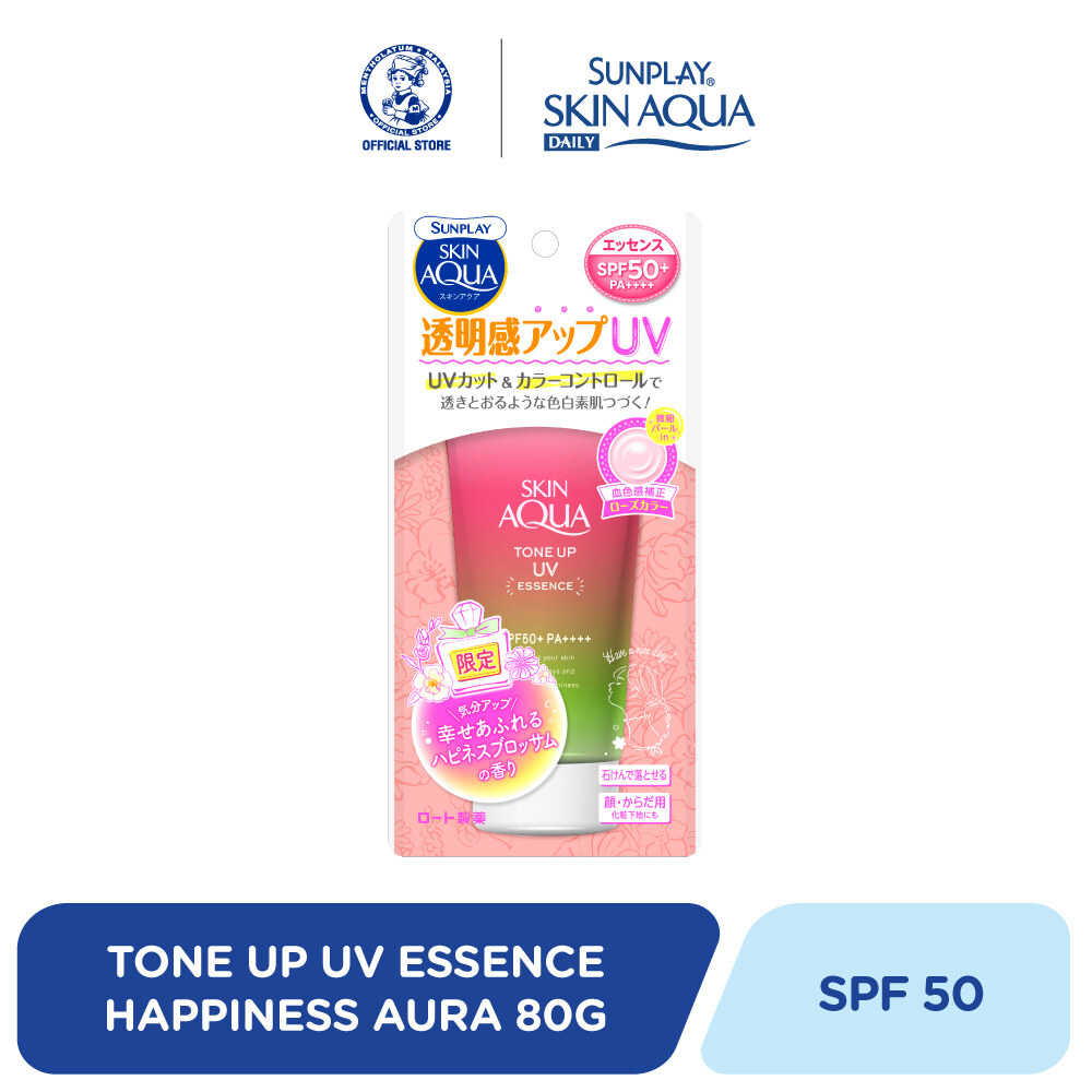 Gambar Sunplay Skin Aqua Tone Up UV Essence 80g (Happiness Aura)