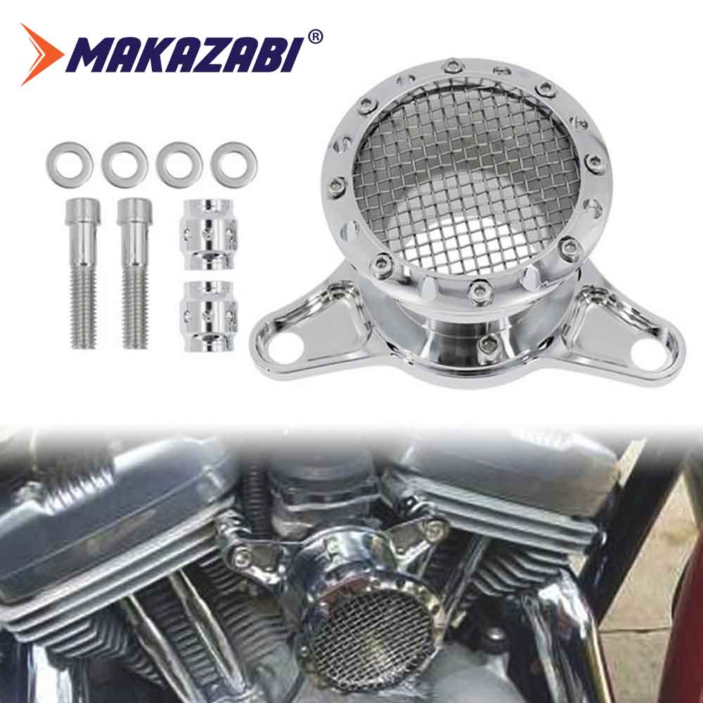 Mesh Air Cleaner Chrome HarleyDavidson CV Carb Sportster And Big Twin