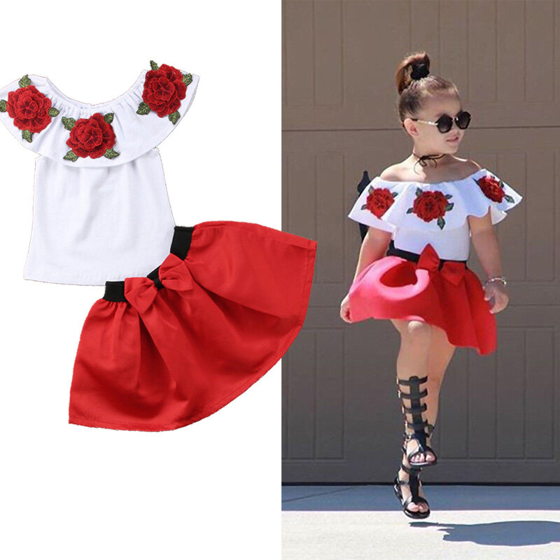 red tutu skirt for girl