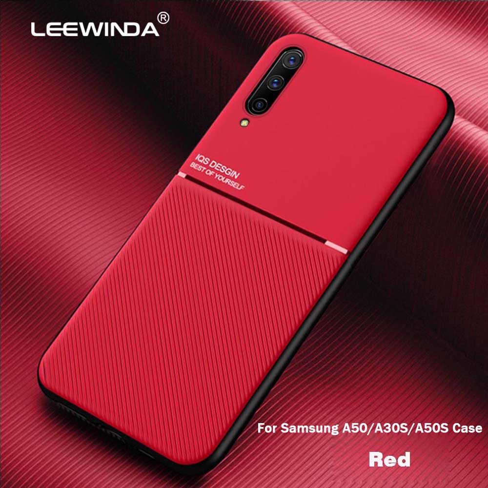 Ốp điện thoại cho samsung galaxy a50/a30s/a50s, vỏ từ tính ốp lưng chống sốc siêu mỏng vải chéo hỗ trợ xe hơi