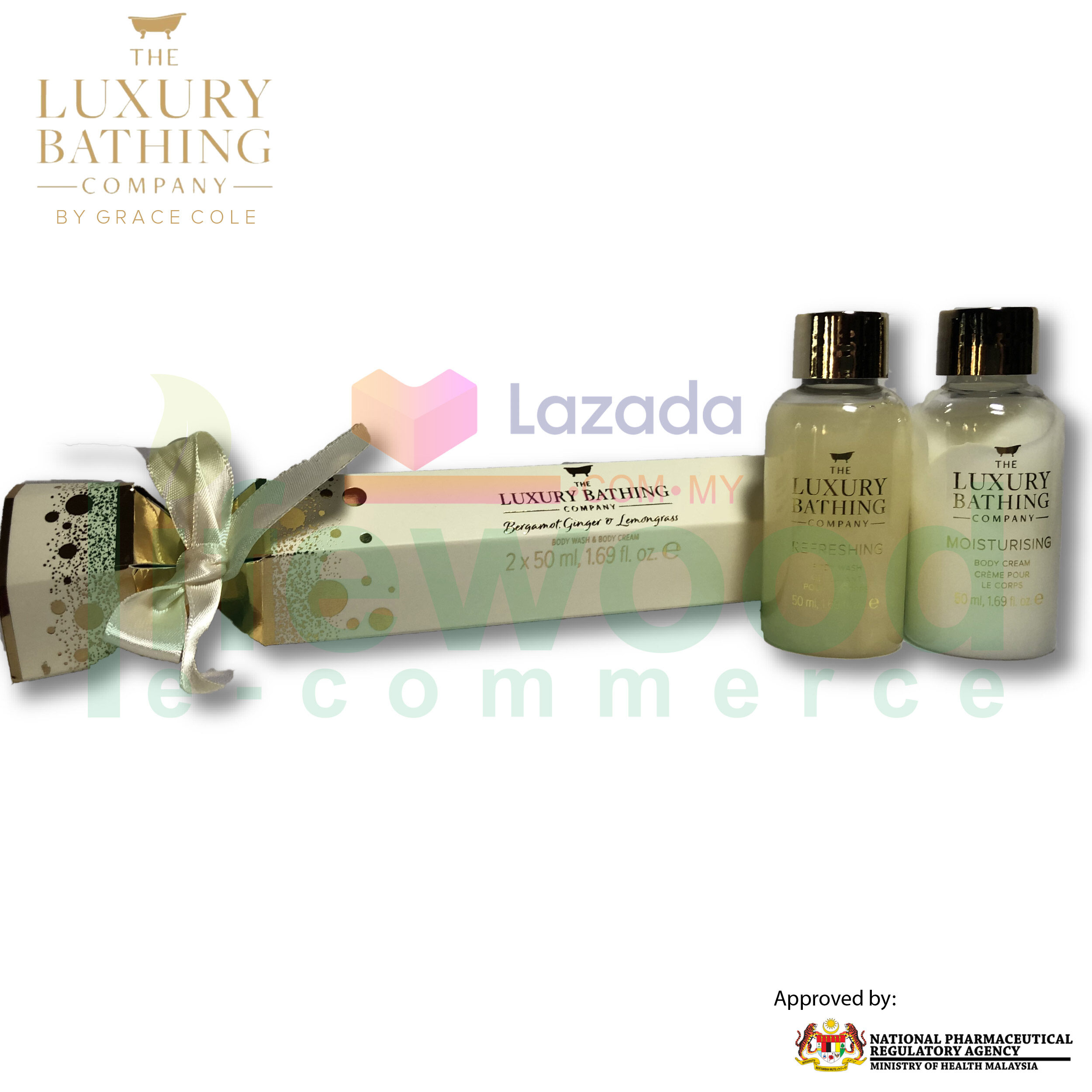 Gambar THE LUXURY BATHING COMPANY Exquisite Treats 50ml Body Wash   50ml Body Cream