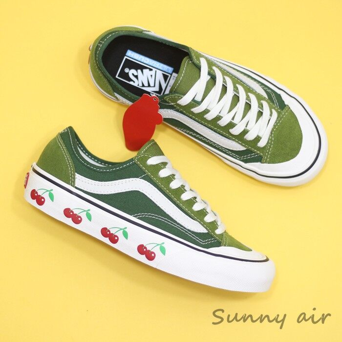 Cherry print vans sale