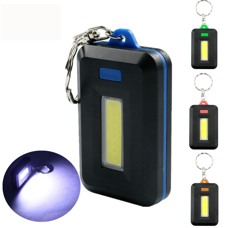 Mini COB Flashlight Work Light Portable Keychain LED Light Outdoor lamp Emergency