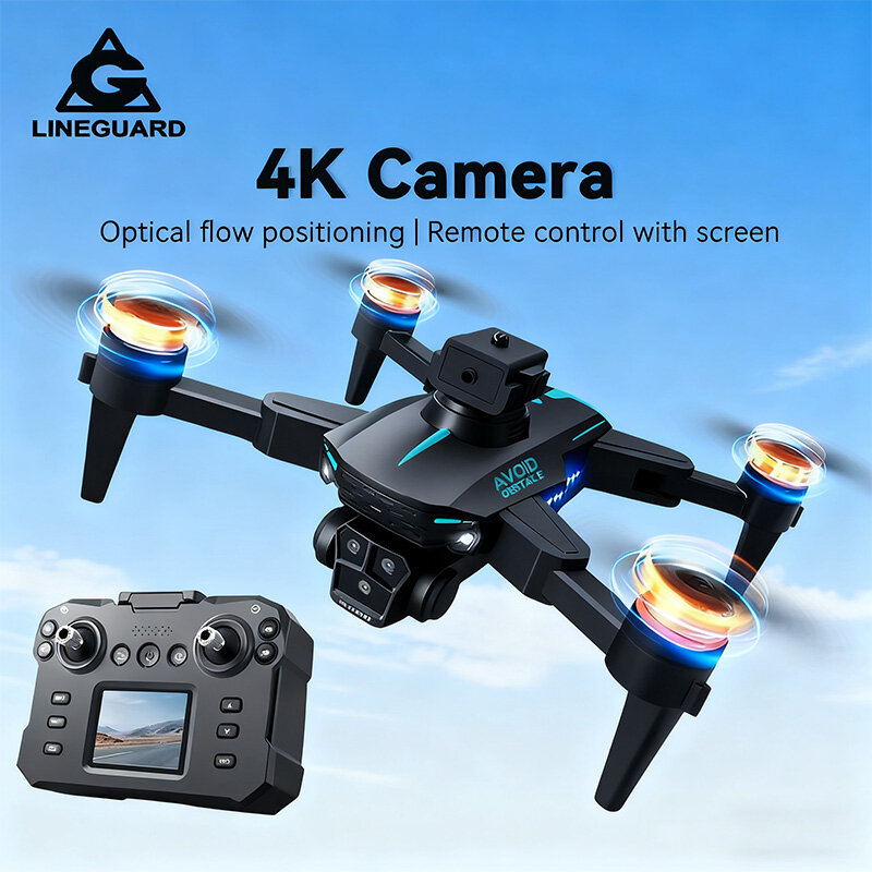 G LINEGUARD HD 4K Camera with Screen Remote Control Drone Obstacle Avoidance Aerial Photography Brushless Mini Drone for kids Harga 238 Ringgit*Penghantaran Percuma