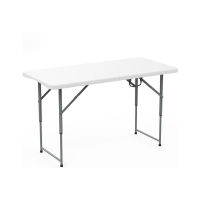 KIMDELIN Folding Half Portable Foldable Table for Parties Backyard Events