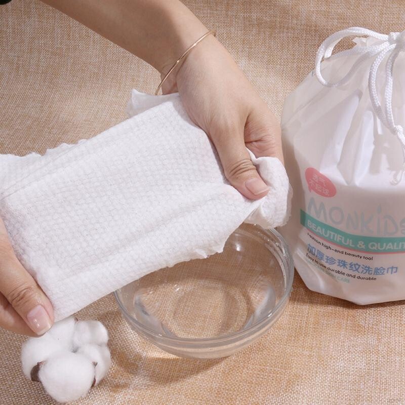 Khăn Mặt Hàn Quốc Dùng Một Lần Khăn Làm Sạch Cotton Nguyên Chất Khăn Rửa Mặt