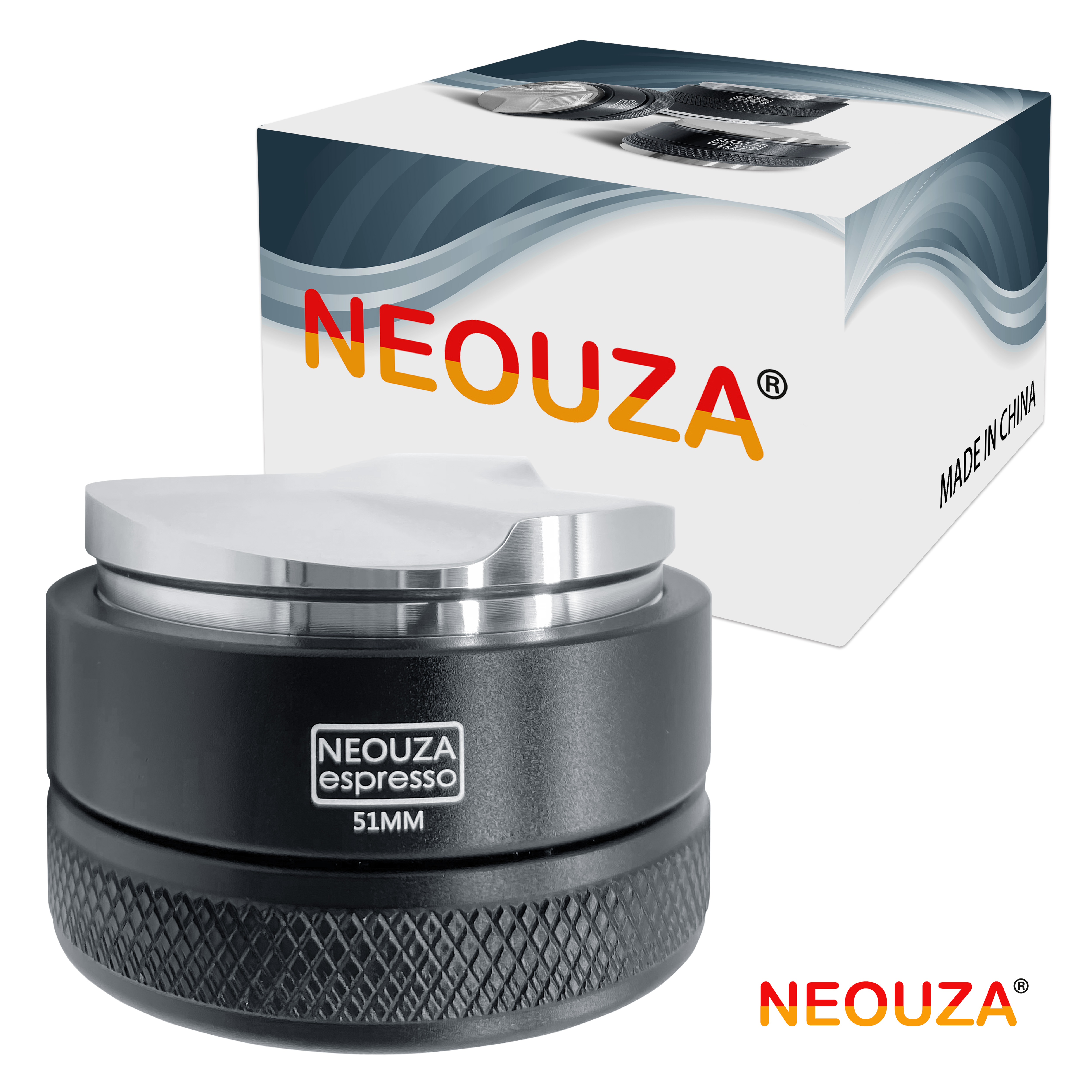 NEOUZA Coffee Tamper Distributor for Espresso Machine 51/53/58mm Tamper Filter Basket Portafilter Leveller Tool ราคา 360 บาท*ส่งฟรี