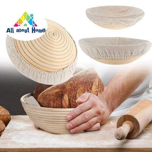 ABH Rổ Banneton Tròn Rổ Mây Ủ Bột Bánh Mì, Để Nướng Tại Nhà