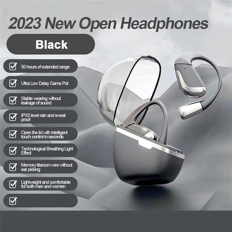 Kebememe bluetooth không dây 5.3 Tai nghe không thấm nước âm thanh nổi HiFi Tai nghe nhét tai thể thao độ trễ thấp Tai nghe chơi game