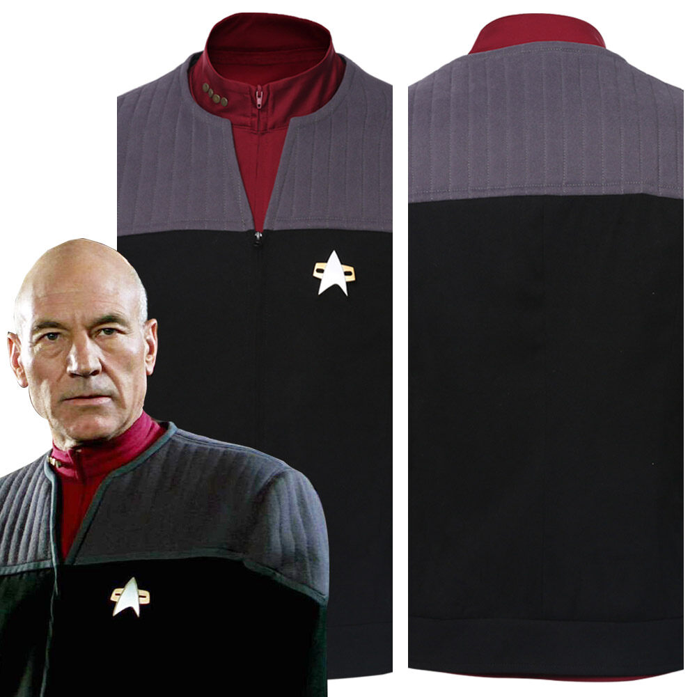 Star Trek Generations Costume Coat Jean-Luc Picard Cosplay