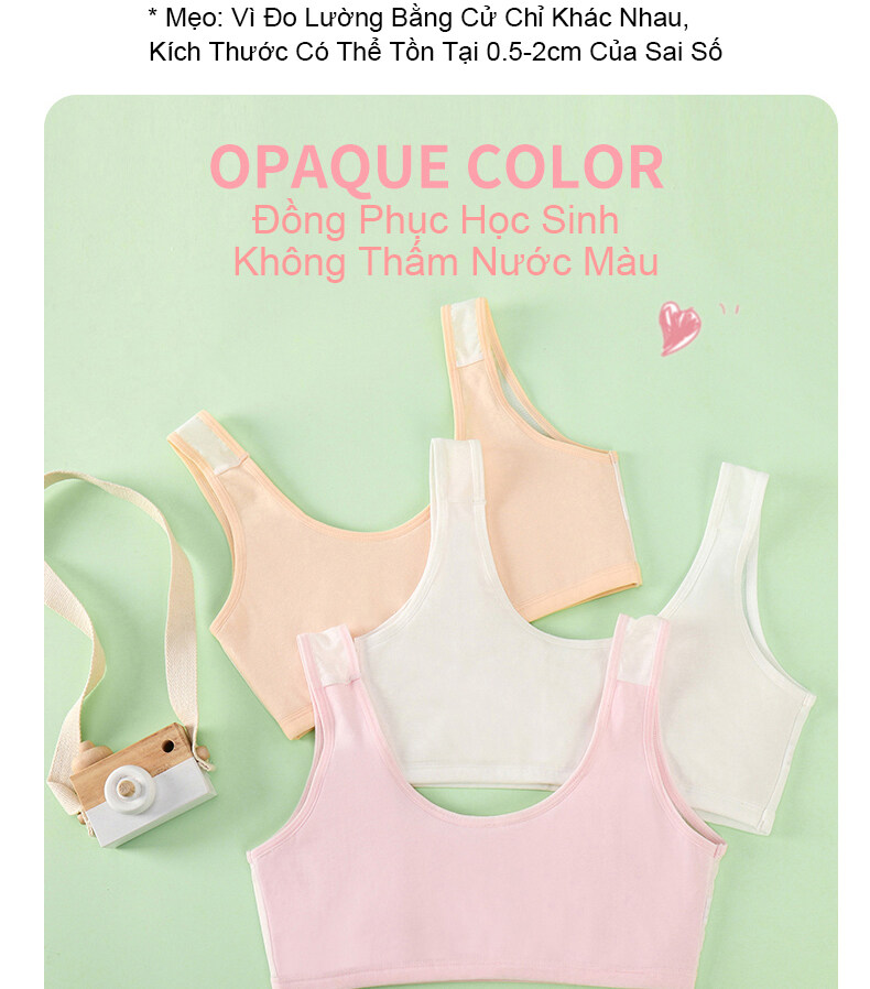 Áo lót nữ học sinh cấp 1 cấp 2 nữ sinh đồ lót lớn 8-12 nữ sinh tiểu học học sinh trung học cơ sở nữ sinh áo ngực cotton tinh khiết