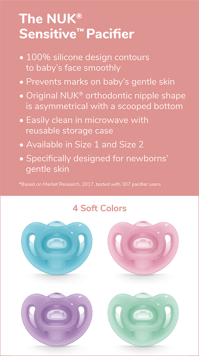 nuk sensitive orthodontic pacifiers