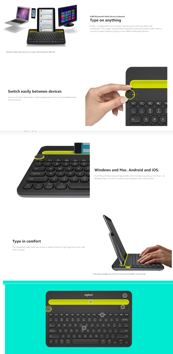 logitech phone holder