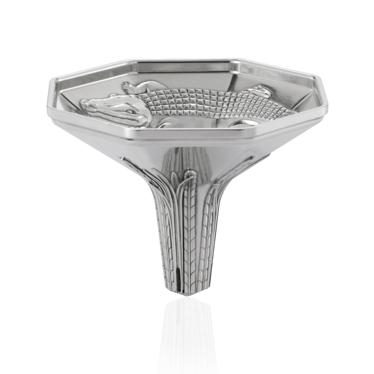 Gambar Royal Selangor Savannah Collection Pewter Crocodile Wine Funnel Gift