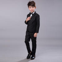 LOlanta 4Pcs/5Pcs Kids Boys Formal Vest Suits Child Clothes Sets Wedding Piano Performance Outfits 3-12 Years