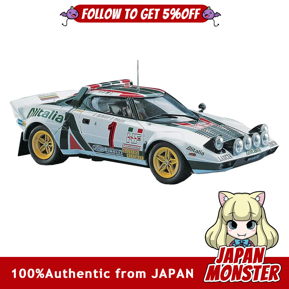 Hasegawa 1/24 Lancia Stratos 1977 Monte Carlo Rally Winner Plastic Model CR32