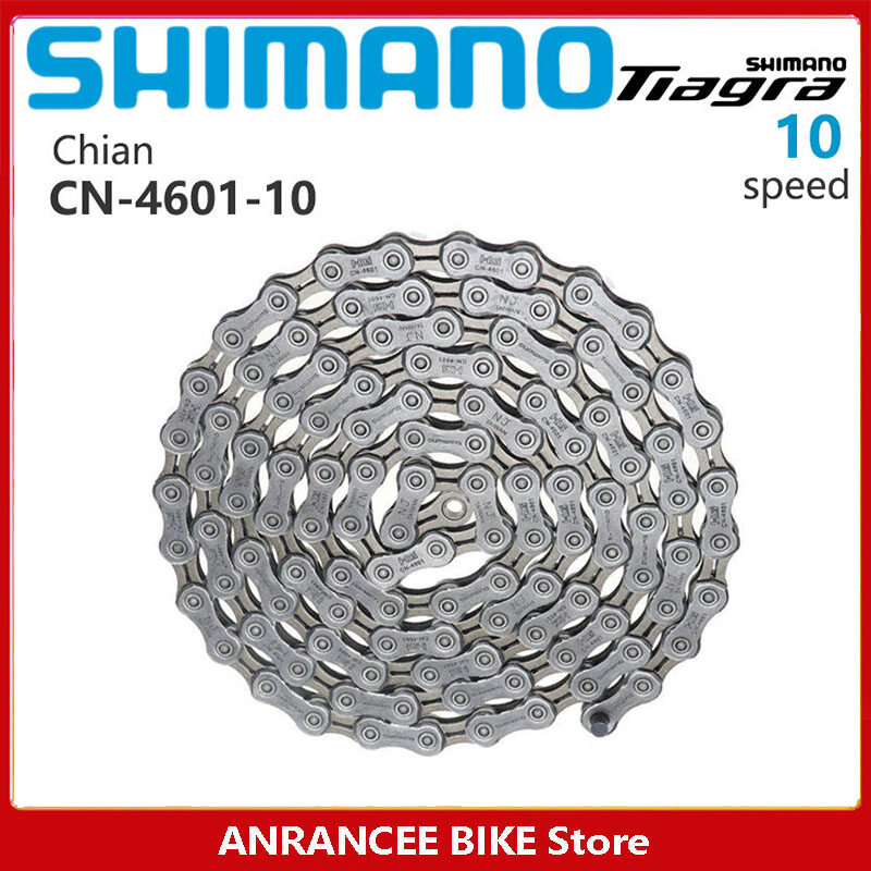 Shimano Tiagra CN 4601 chuỗi 10 tốc độ xe đạp đường trường 112 chuỗi mắt xích cho 4600 4700 Phụ tùng xe đạp